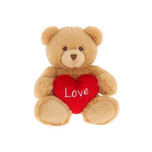 Keel Toys - Keeleco: Harry Bear with Heart Soft Plush (30cm)