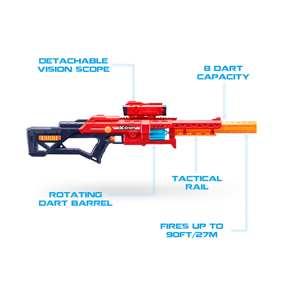 ZURU XSHOT EXCEL RANGER X8 (24 Darts) - Image 5